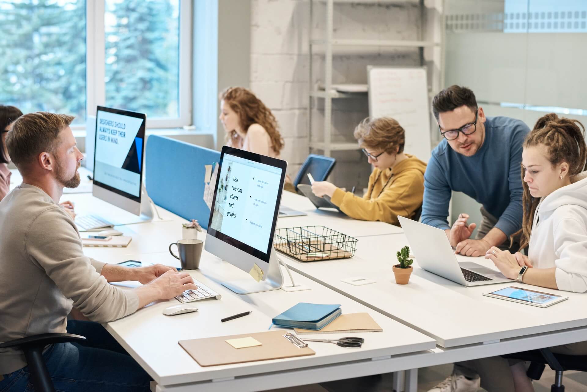 IT Services Hero designers at work
